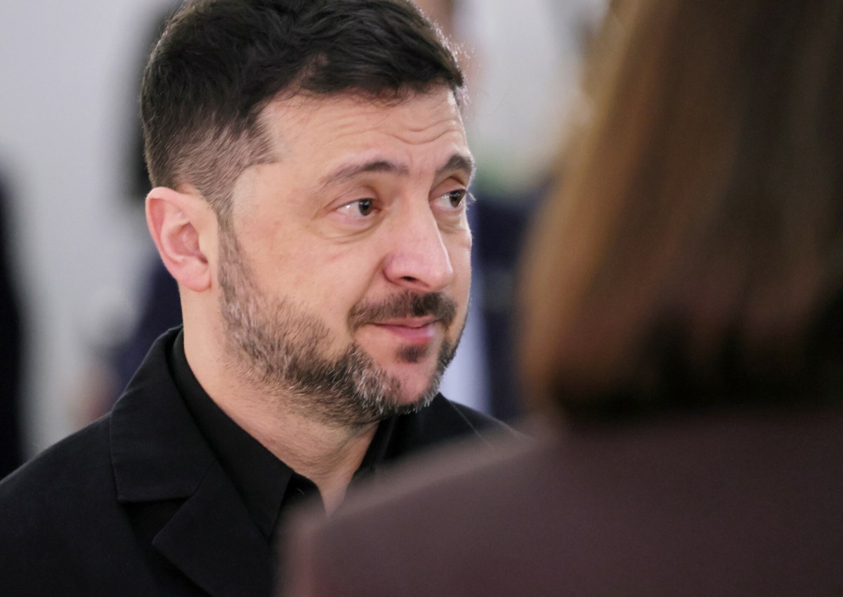 Prezydent Ukrainy Wołodymyr Zełenski i prezydent Instytutu Pamięci Narodowej Karol Nawrocki
