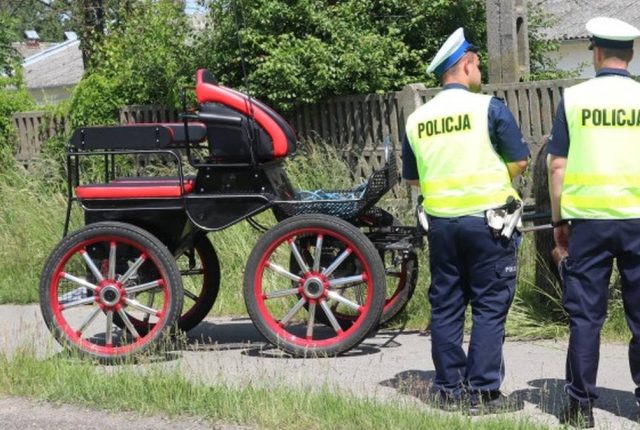 Ksiądz ranny w wypadku bryczki w Bodzewie, LPR na miejscu