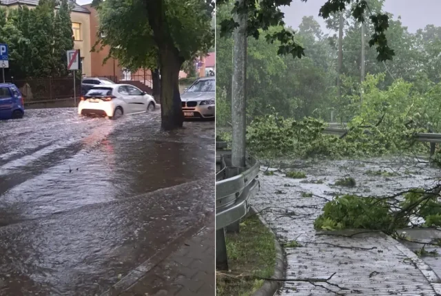 Nawałnice nad Wielkopolską: Prawie 400 interwencji straży pożarnej, nastolatek ranny