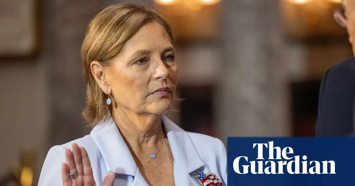 Darline Graham podczas ceremonii zaprzysiężenia w Kapitolu USA