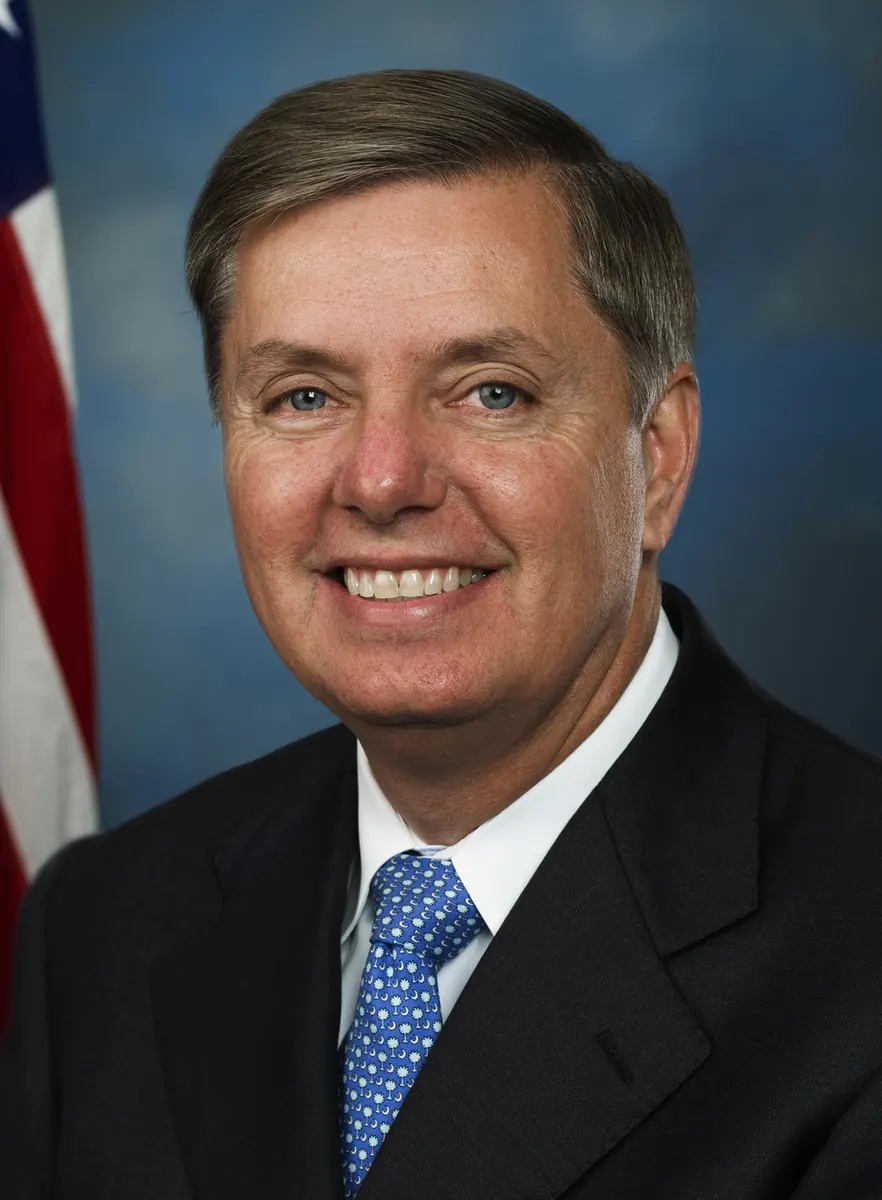 Portret senatora Lindsey'a Grahama, polityka z USA.