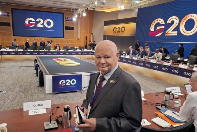 700 ton złota NBP robi wrażenie na szczycie G20. Glapiński reprezentuje Polskę w Asheville