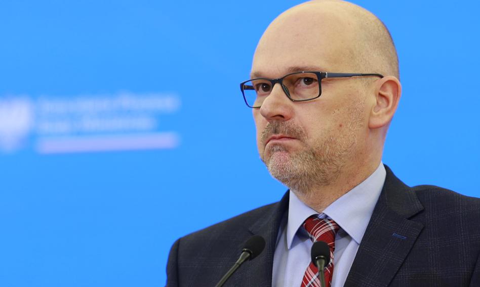 Maciej Berek, były minister i kandydat na sędziego Trybunału Konstytucyjnego, podczas wystąpienia w Sejmie