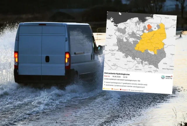 IMGW wydaje ostrzeżenia hydrologiczne przed gwałtownymi wezbraniami rzek