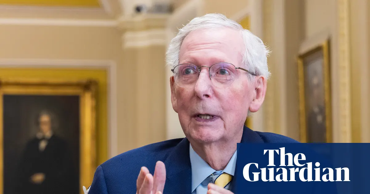 Mitch McConnell w Waszyngtonie podczas powrotu do Senatu USA