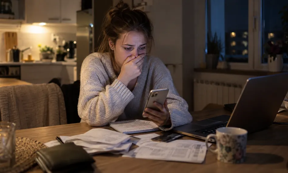 Podejrzany SMS z kodem weryfikacyjnym wysłany podczas rozmowy z fałszywym pracownikiem banku