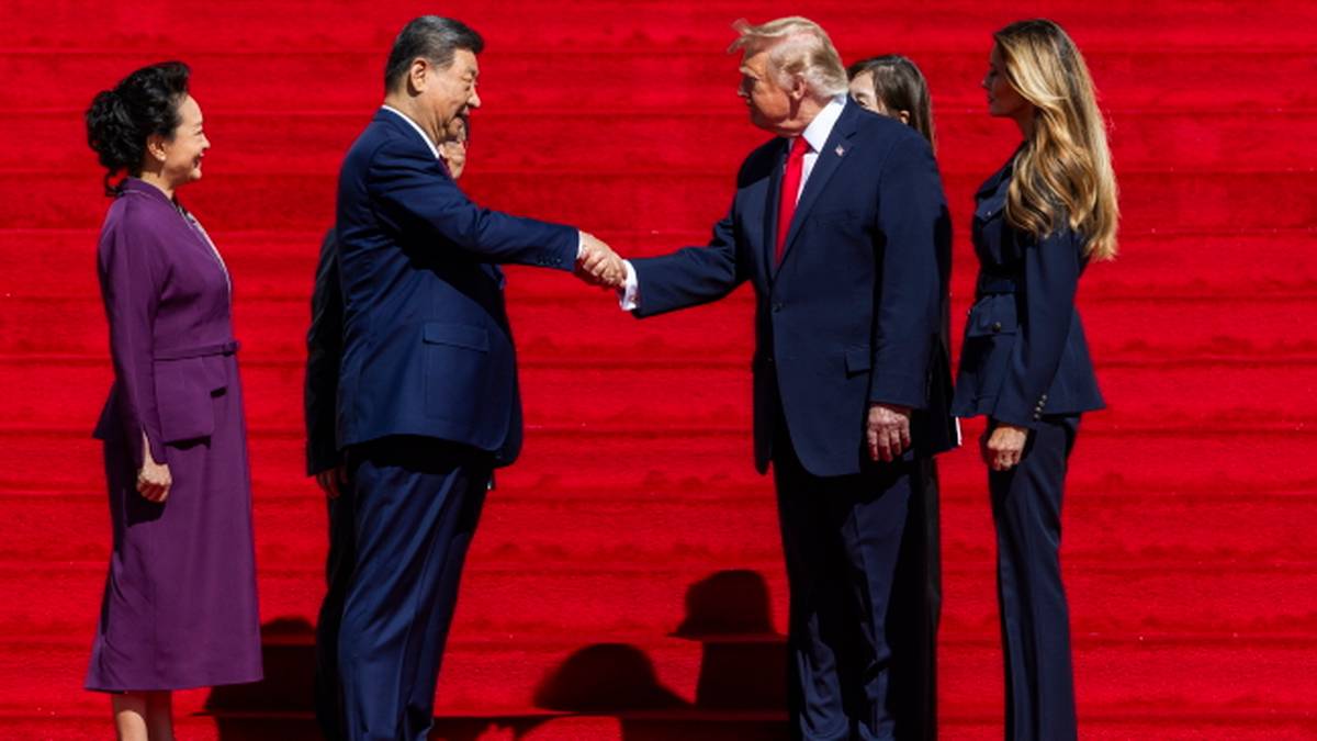 Donald Trump i Xi Jinping podczas wcześniejszego spotkania dyplomatycznego