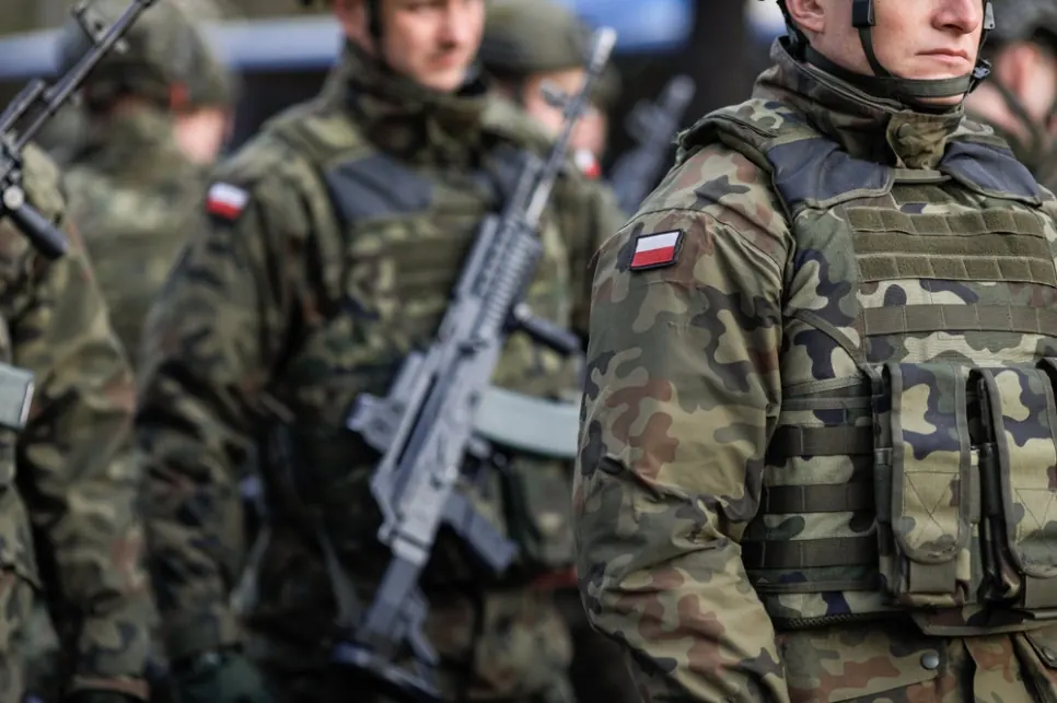 Żołnierze Wojska Polskiego podczas ćwiczeń poligonowych