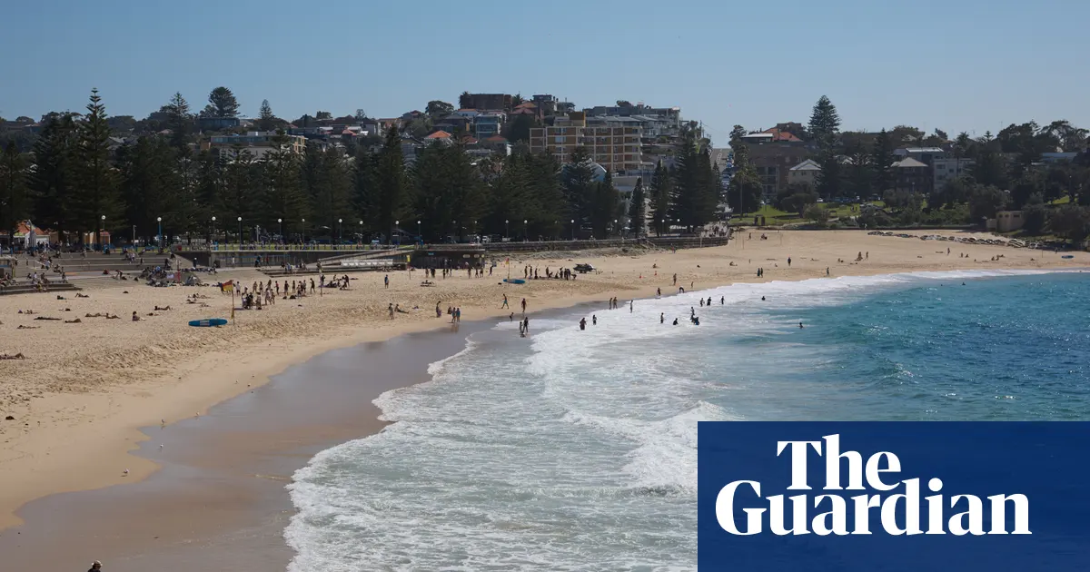 Wybrzeże w pobliżu plaży Coogee w Sydney