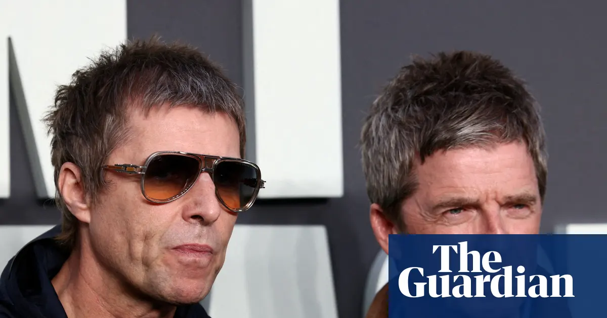 Liam Gallagher i Noel Gallagher na premierze dokumentu Oasis: Don't Look Back in Anger w Londynie, wrzesień 2026