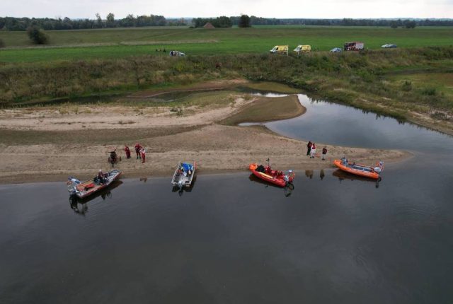 Paralotniarz wpadł do Wisły pod Grudziądzem. 59-latek nie żyje