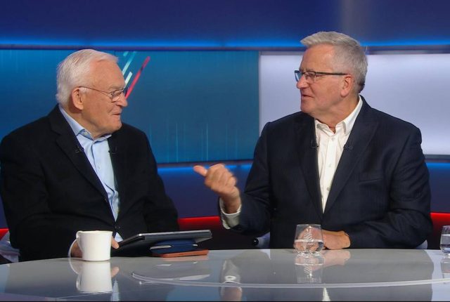 Komorowski o Millerze: „Jest od otwierania szampana na Kremlu”. W tle decyzja Trumpa